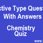 Chemistry Quiz | Objective type questions