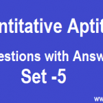 Quantitative Aptitude Quiz 5