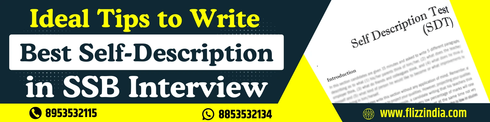 Self Description Test - FlizzIndia 1