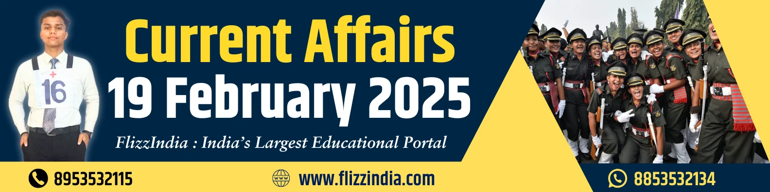 Current Affairs 19 Feb 2025 - FlizzIndia