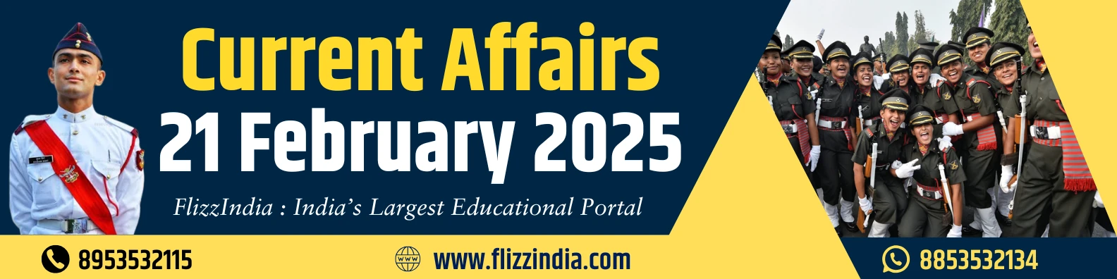 21 Feb 2025 Current Affairs - FlizzIndia